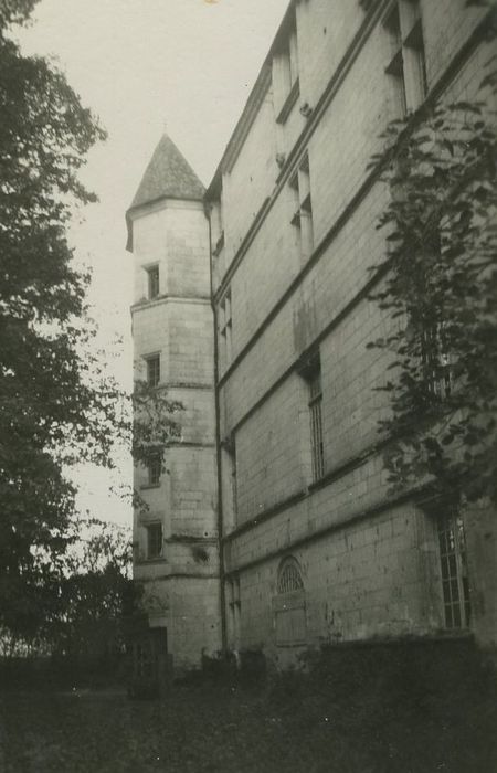 Château de l'Islette : Façade nord, vue partielle