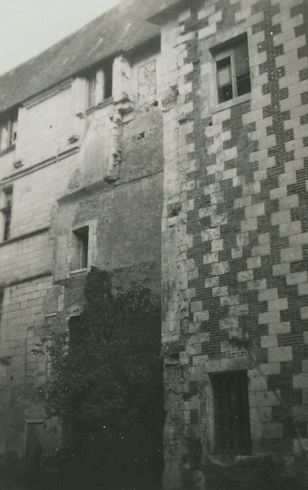 Château de l'Islette : Façade nord, vue partielle