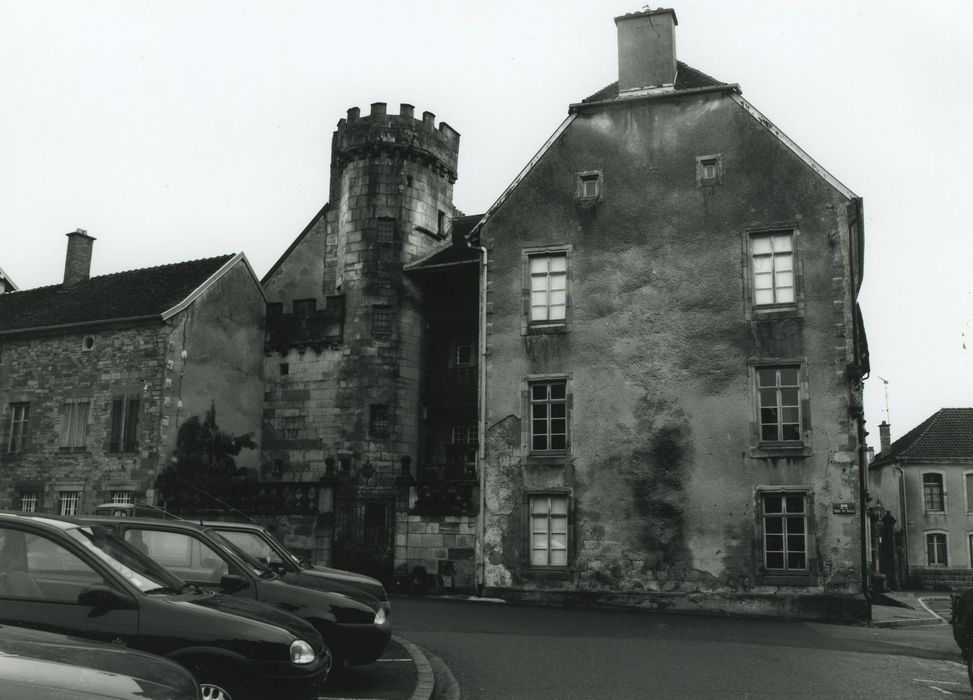 Hôtel Thiadot dit Maison du bailli : Façade ouest, vuegénérale