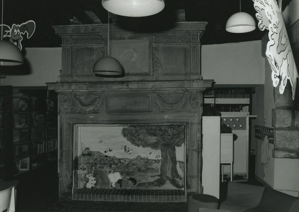Hôtel Thiadot dit Maison du bailli : 1er étage, pièce nord, cheminée monumentale, vue générale