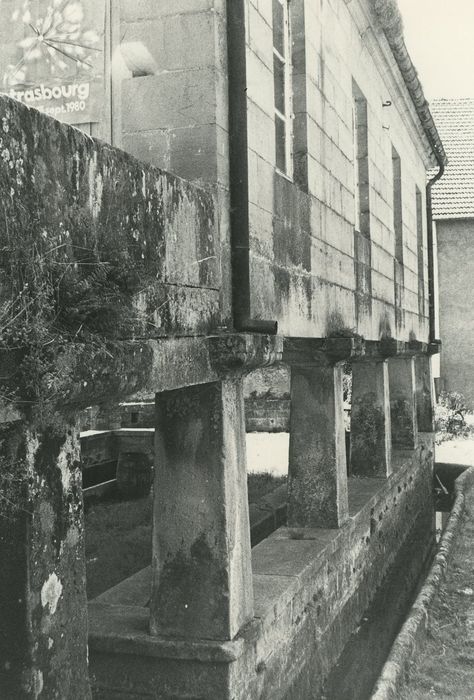 Mairie-Lavoir : Façade nord, vue partielle