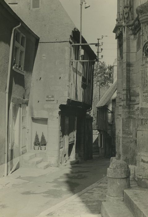 Maison à pans de bois : Façade sur rue, vue partielle