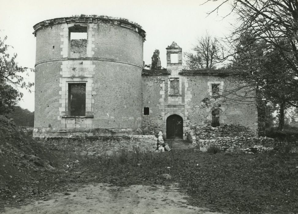 Ruines du château : Ensembre est, vue générale