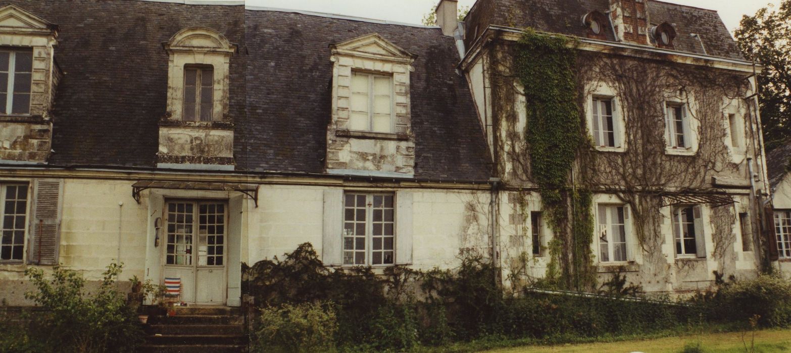 Manoir de la Mazeraie : Façade nord, vue partielle