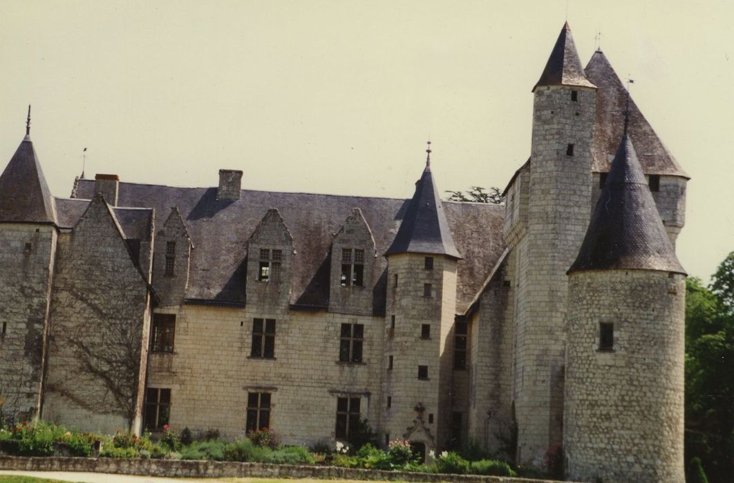 Château du Rivau : Ensemble ouest, vue générale