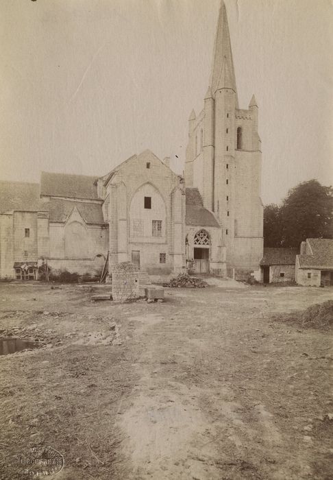 Ancienne abbaye de Bois-Aubry : Ensemble est, vue générale