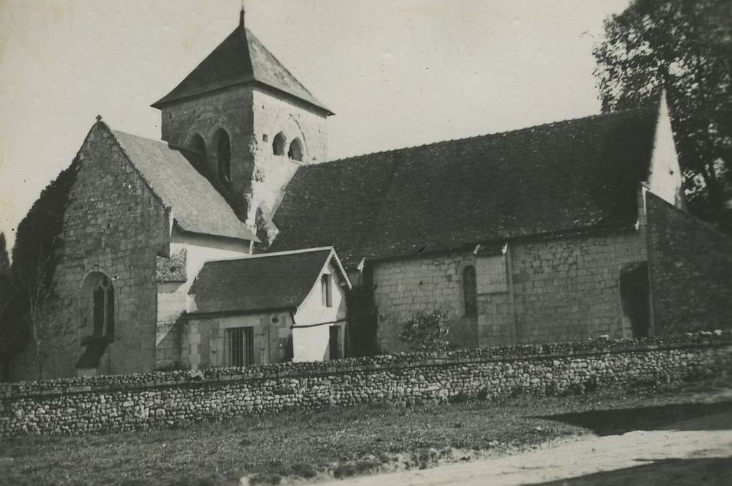 Eglise Saint-Martin : Façade latérale nord, vue générale