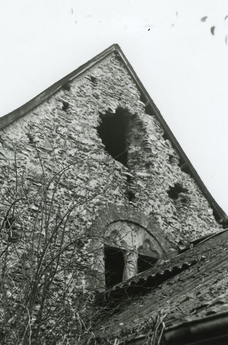 Maison médiévale : Pignon non localisé, vue partielle