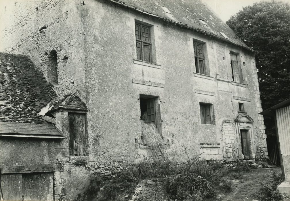 Ancien château : Façade nord, vue générale