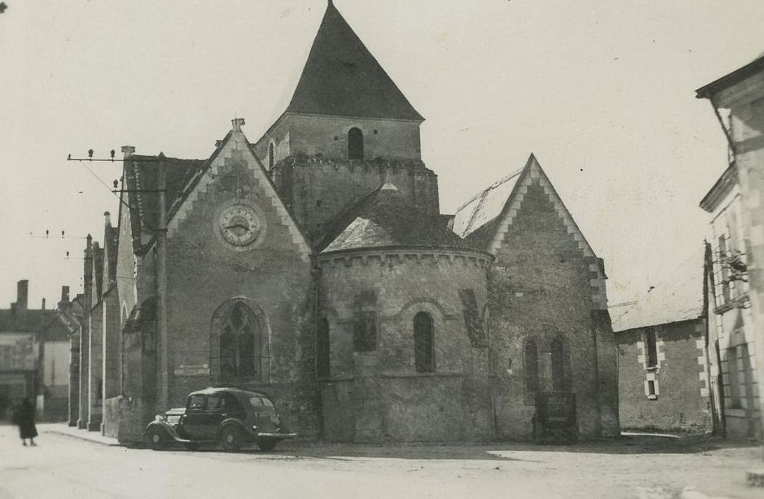 Eglise Saint-Martin : Chevet, vue générale