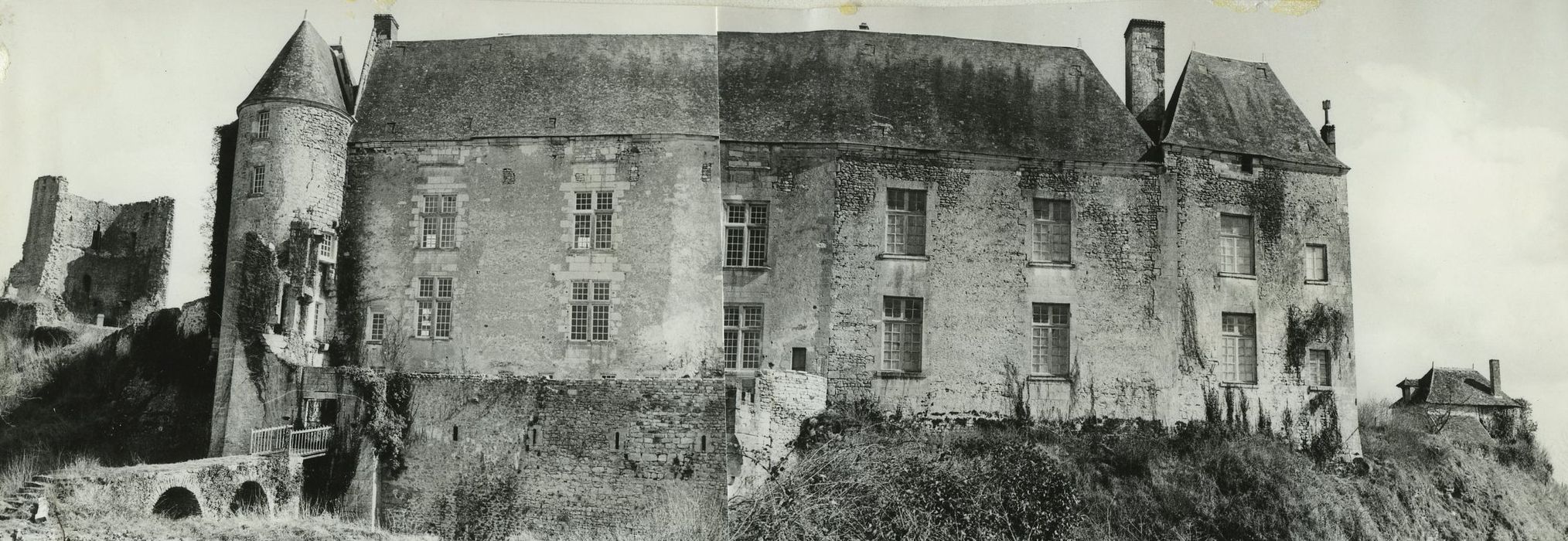 Château du Châtelier : Logis, ensemble ouest, vue générale