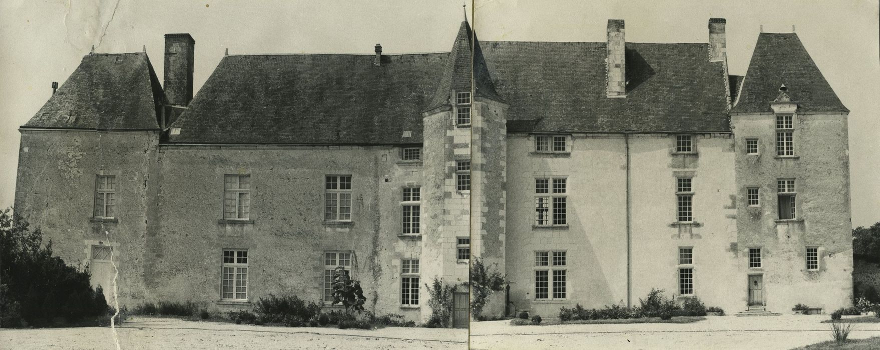 Château du Châtelier : Logis, ensemble est, vue générale