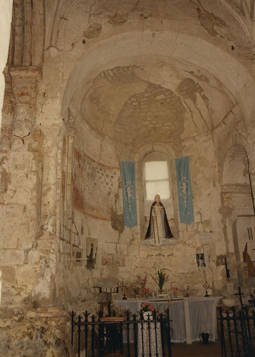 Ancienne église Notre-Dame-des-Echelles : Asidiole sud, vue générale