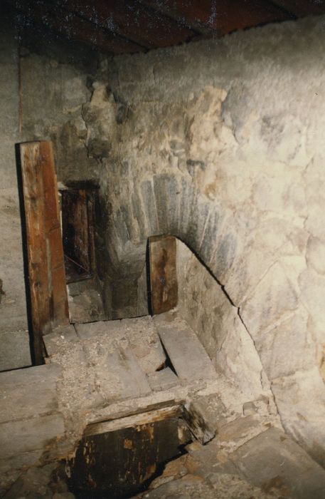 Maison romane : Caves (?), détail des maçonneries