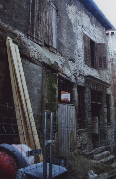 Hôtel de Monteyremard : Façade postérieure sur rue, vue partielle