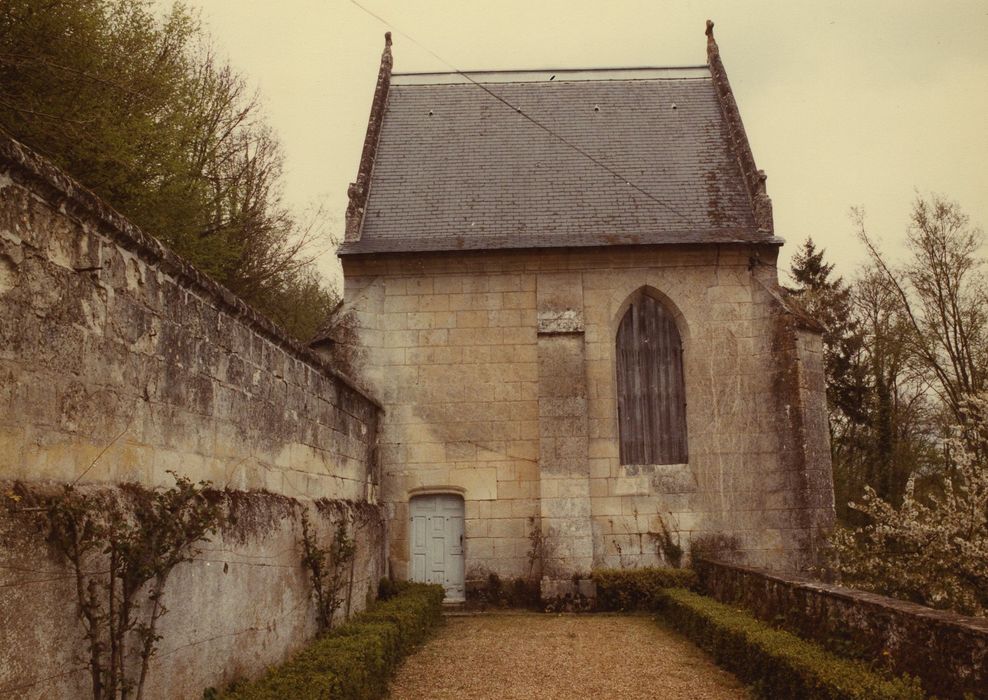 Château de la Côte : Chapelle, façade sud, vue générale