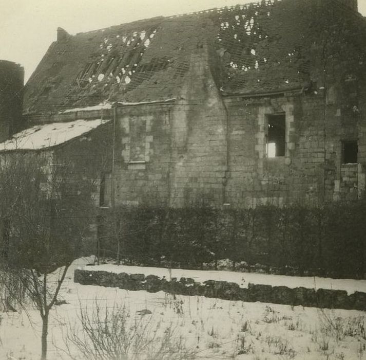 Ancien prieuré de Saint-Cosme : Vue partielle des ruines