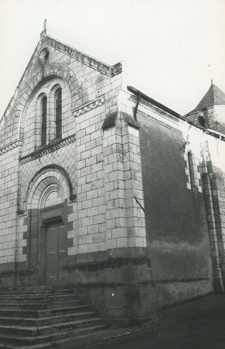 Eglise Saint-Martin : Ensemble sud-ouest, vue partielle