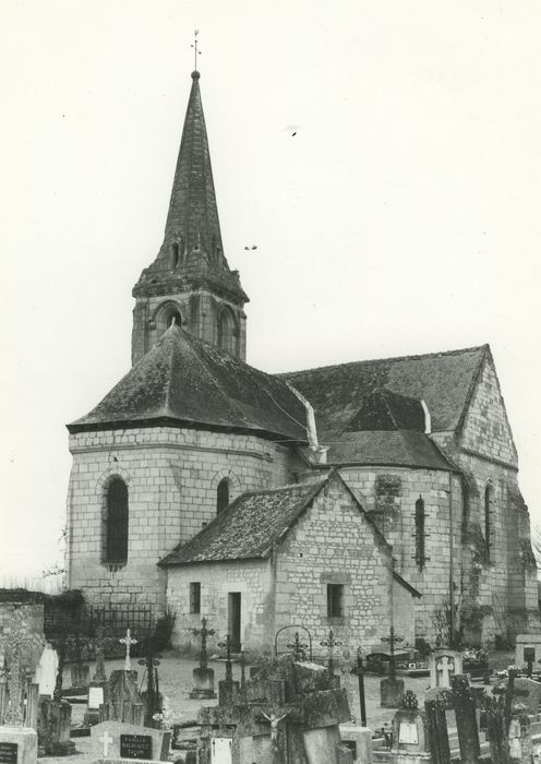 Eglise Saint-Martin : Chevet, vue générale