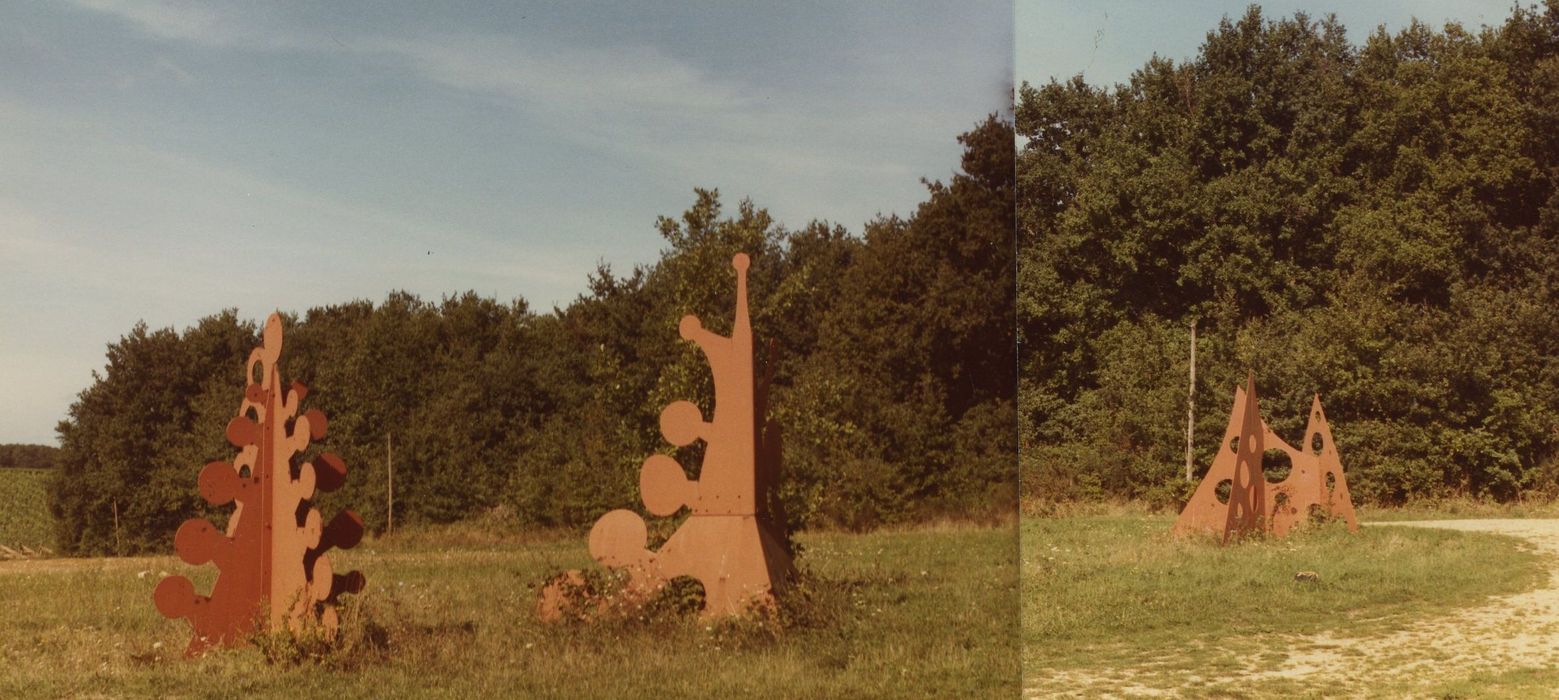 Propriété de Calder : Vue partielle du jardin 