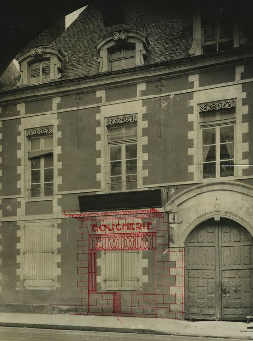 Maison : Façade sur rue, vue générale