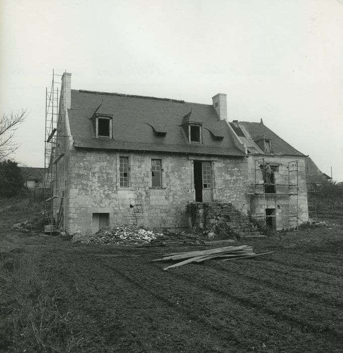 Manoir du Port-Guyet (ancien logis de Marie Dupin) : Façade sud, vue générale