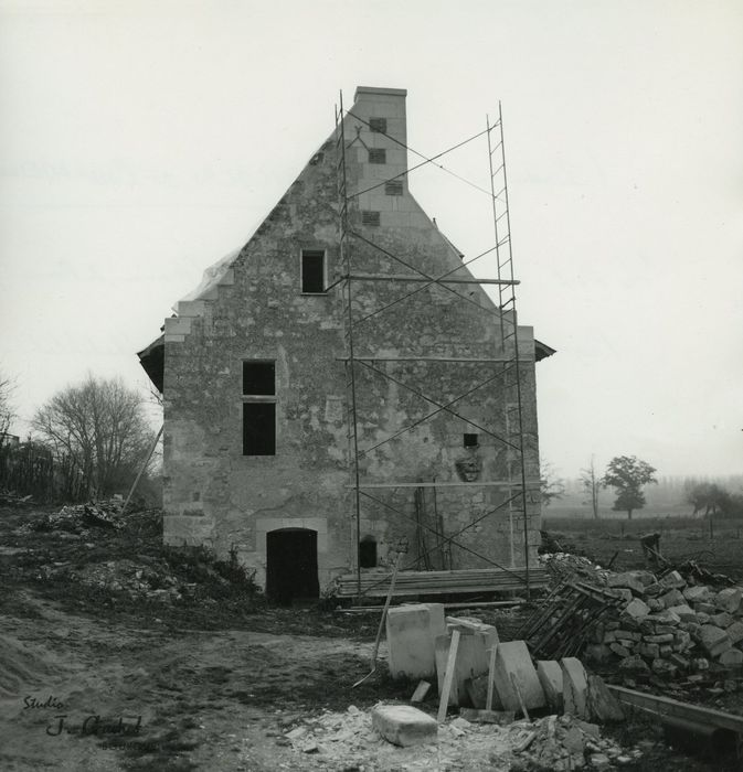 Manoir du Port-Guyet (ancien logis de Marie Dupin) : Pignon ouest, vue générale