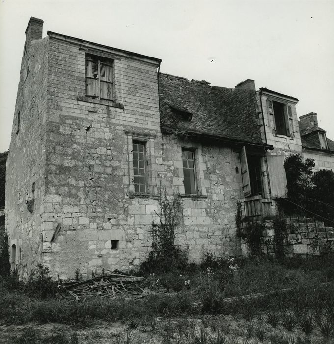 Manoir du Port-Guyet (ancien logis de Marie Dupin) : Façade sud, vue partielle