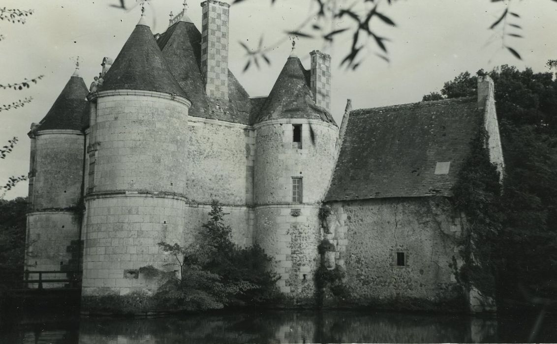 Ensemble du château du Grand-Châtelet : Ensemble nord-ouest, vue générale