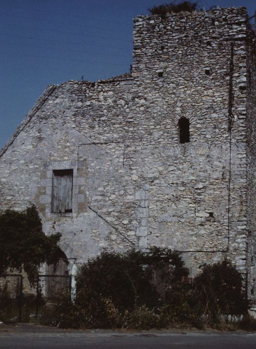 Chapelle Saint-Blaise : Façade occidentale, vue générale