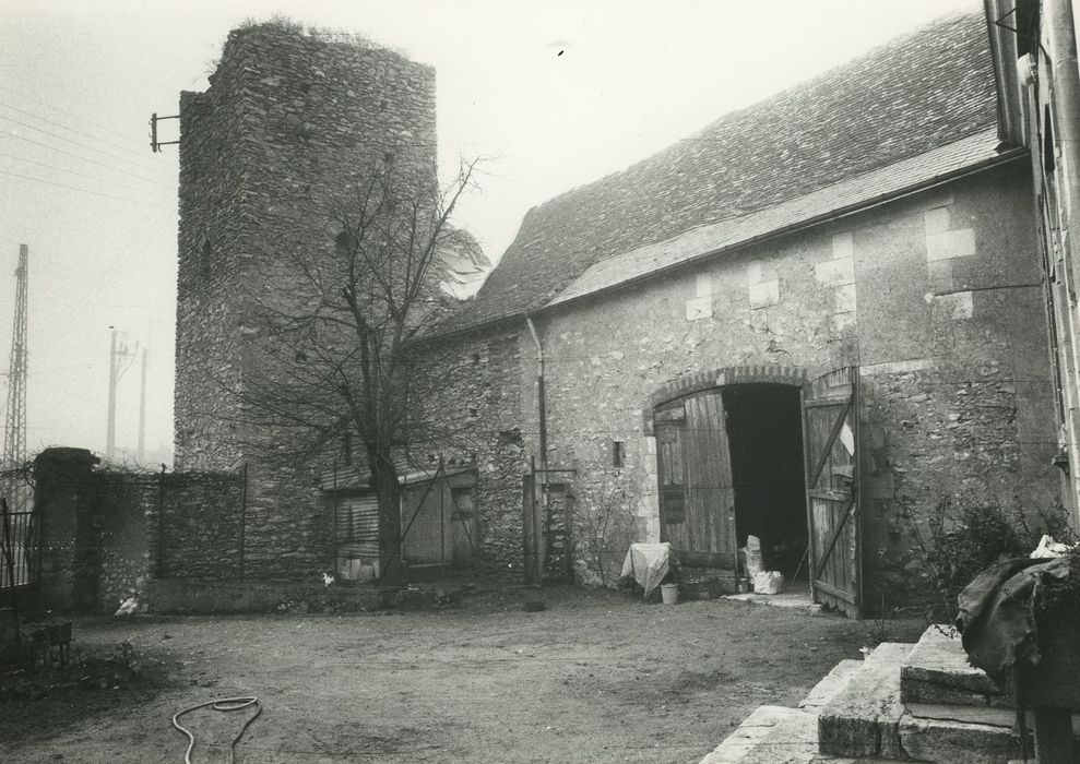 Chapelle Saint-Blaise : Façade latérale sud, vue partielle