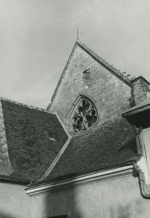 Chapelle dite des Archevêques : Pignon ouest, vue partielle