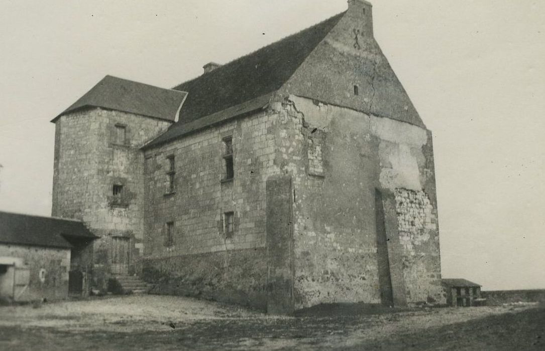 Manoir de la Roche-de-Gennes : Ensemble nord-ouest, vue générale