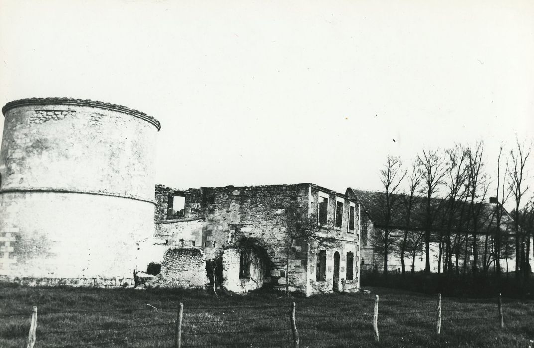 Manoir du Plessis : Ruines, ensemble nord-ouest, vue générale