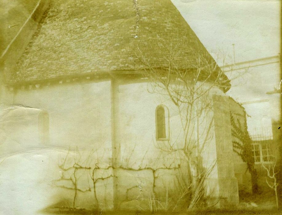 Chapelle de Saint-Lazare : Chevet, vue partielle