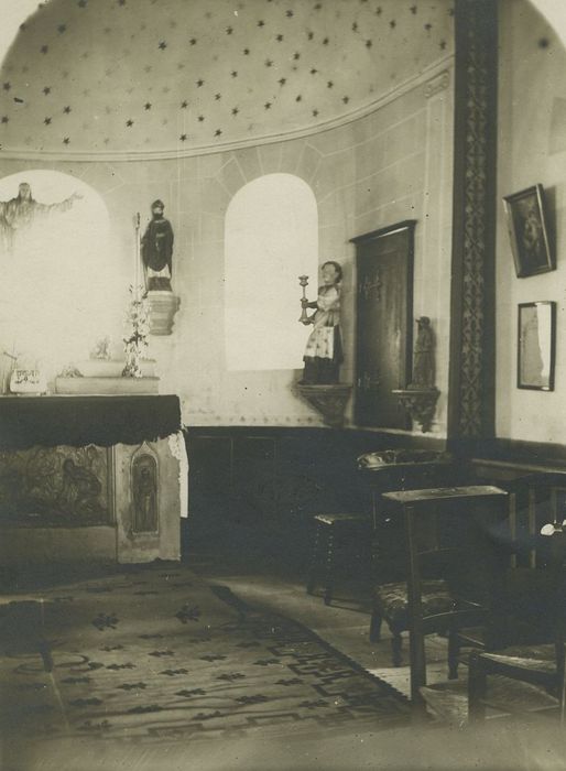 Chapelle de Saint-Lazare : Choeur, vue partielle