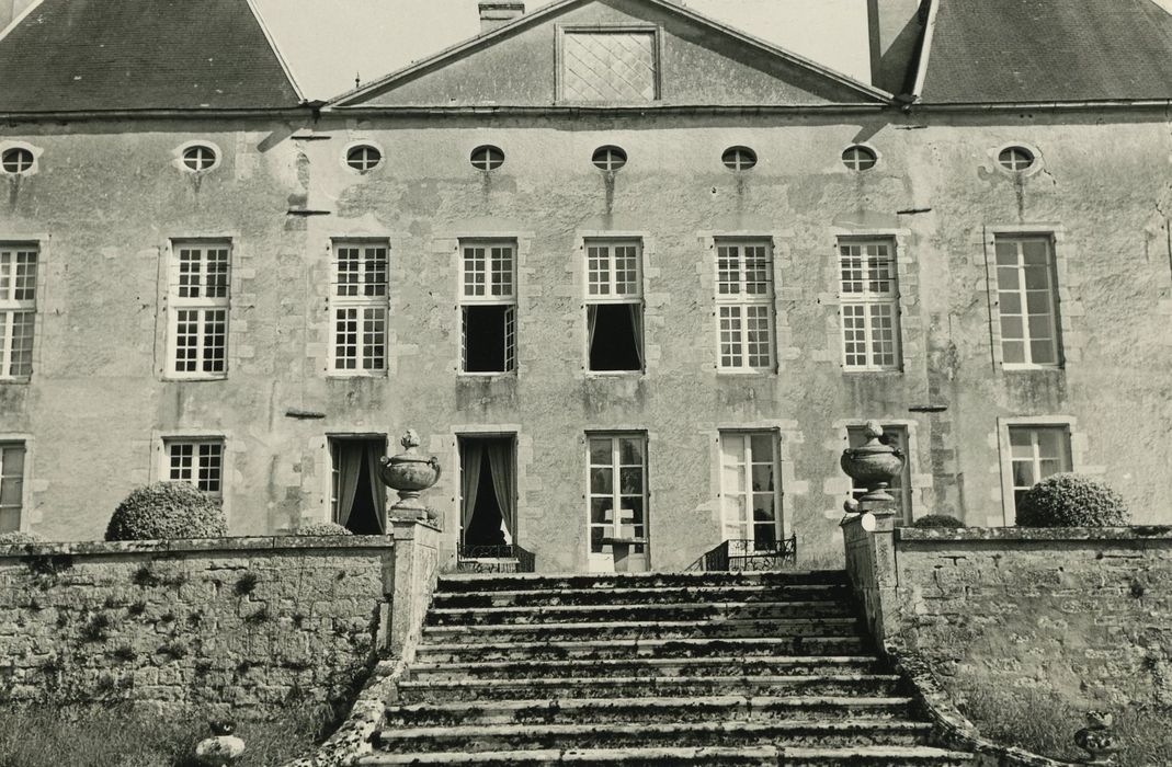 Château : Façade nord, , vue partielle