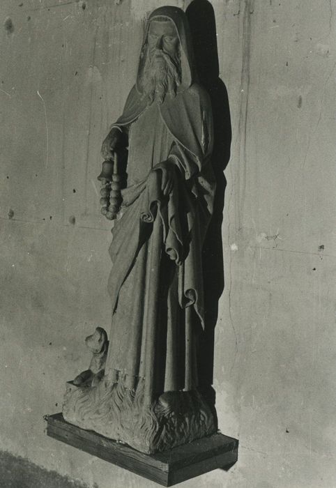 statue : Saint Antoine - © Ministère de la Culture (France), Médiathèque du patrimoine et de la photographie, tous droits réservés