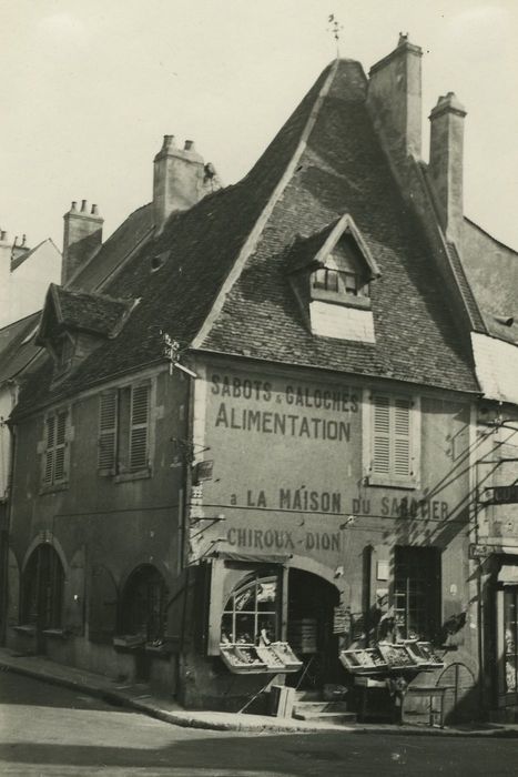 Maison dite du Sabotier : Vue générale des façades sur rues