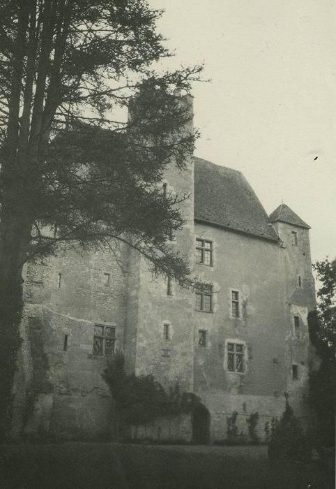 Château : Façade est, vue générale