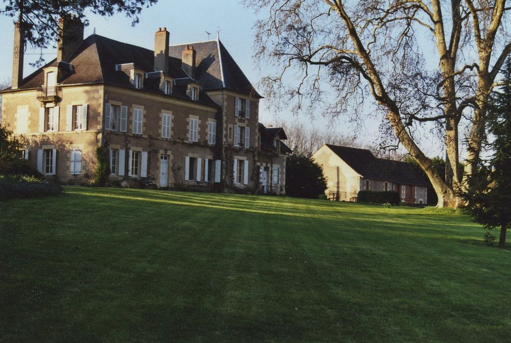 Anciennes forges de Forgeneuve : Maison de maître, ensemble sud-ouest, vue générale