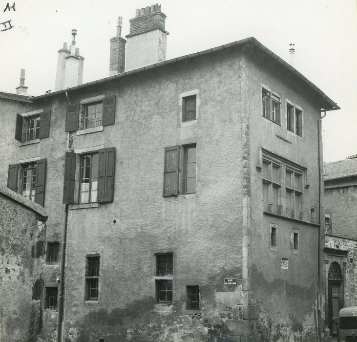 Ancien hôtel de Fillière de Charouhl : Façades nord et est, vue générale