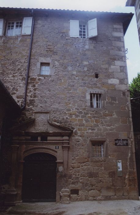 Manécanterie Notre-Dame (ancien Hôtel de Saint-Vidal) : Façade nord, vue partielle