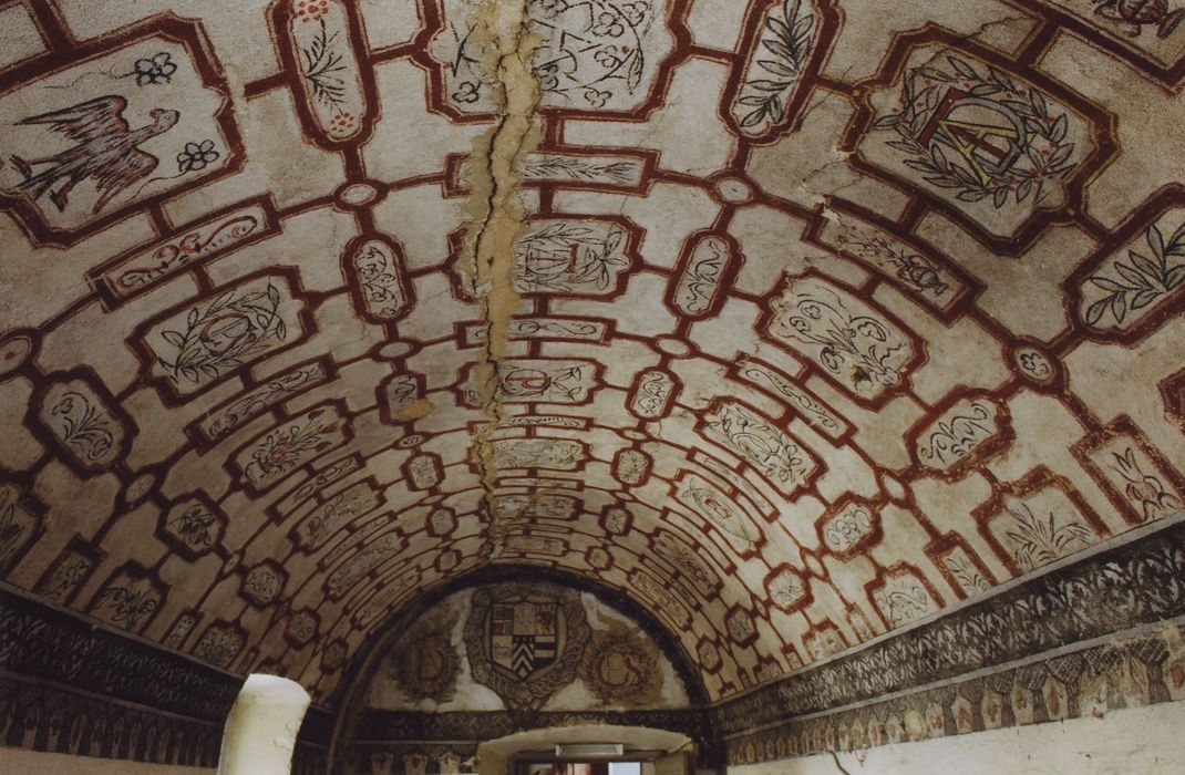 Manécanterie Notre-Dame (ancien Hôtel de Saint-Vidal) : Chapelle, peintures monumentales, vue partielle