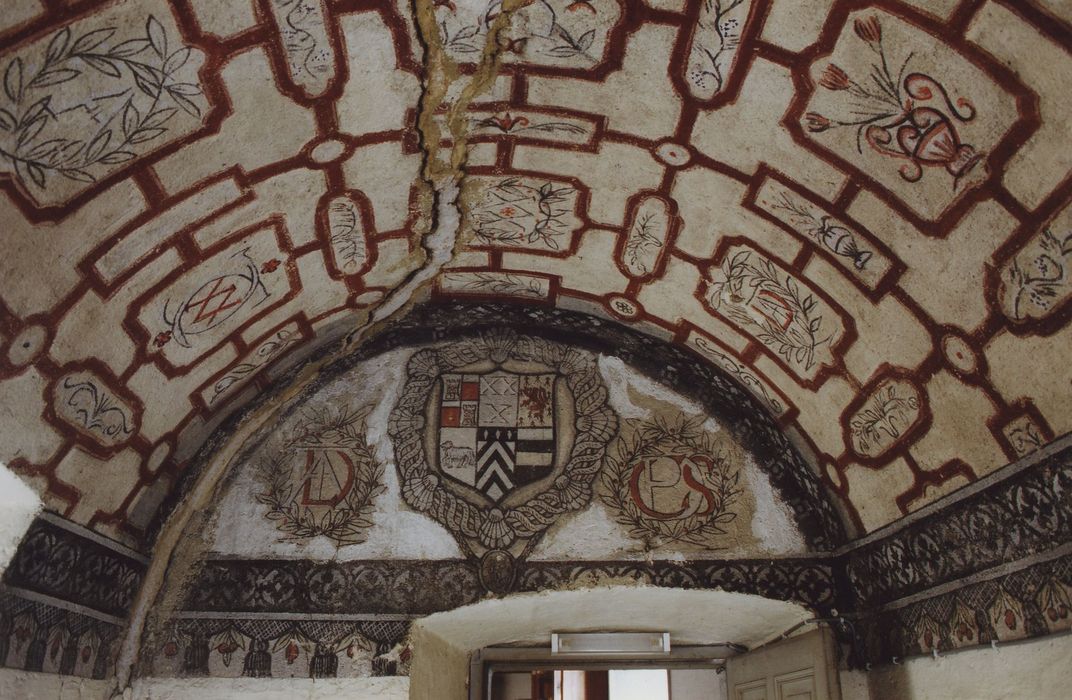 Manécanterie Notre-Dame (ancien Hôtel de Saint-Vidal) : Chapelle, peintures monumentales, vue partielle