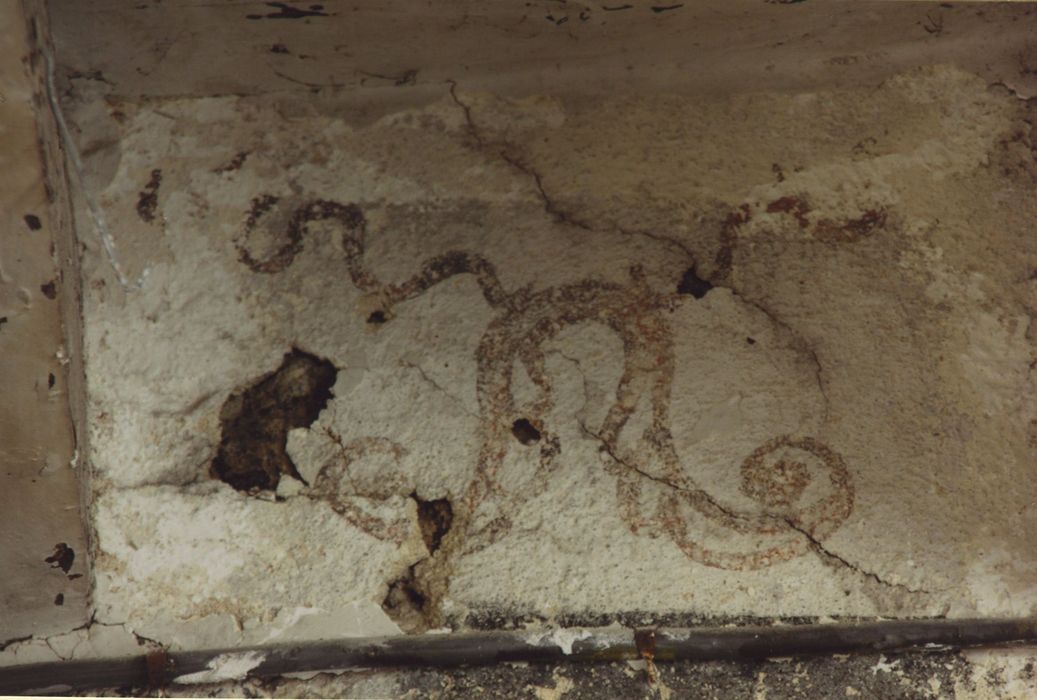 Manécanterie Notre-Dame (ancien Hôtel de Saint-Vidal) : Plafond, détail des peintures monumentales