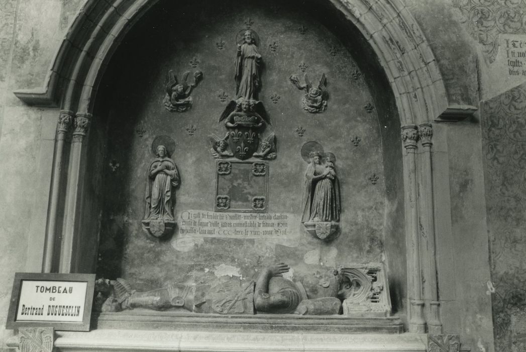 enfeu (gisant), dit tombeau des entrailles de Bertrand du Guesclin