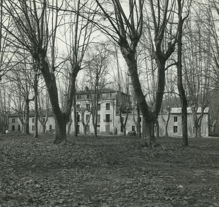 Usine de fer (ancienne) : Maison de maître et logis des ouvriers, ensemble sud, vue générale