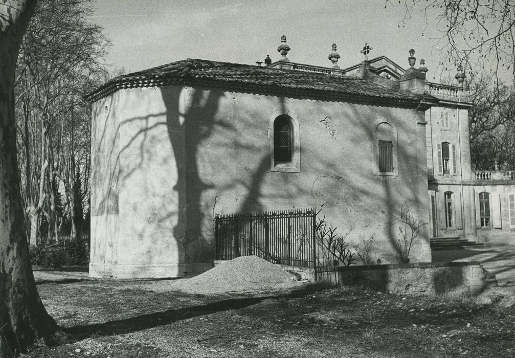 Château de Tourreau : Chapelle, ensemble sud-ouest, vue générale