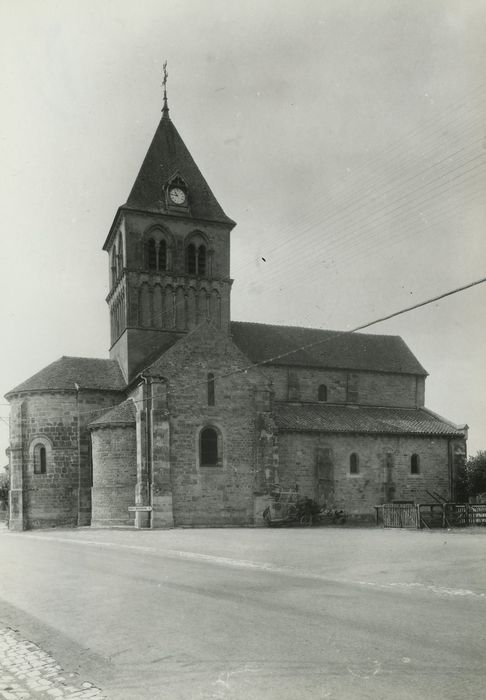 Eglise : Façade latérale nord, vue générale